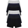 Sock Stack Pack Of 6 Mens Cotton Rich Comfort Fit Boxer Trunks Breathable Stretch