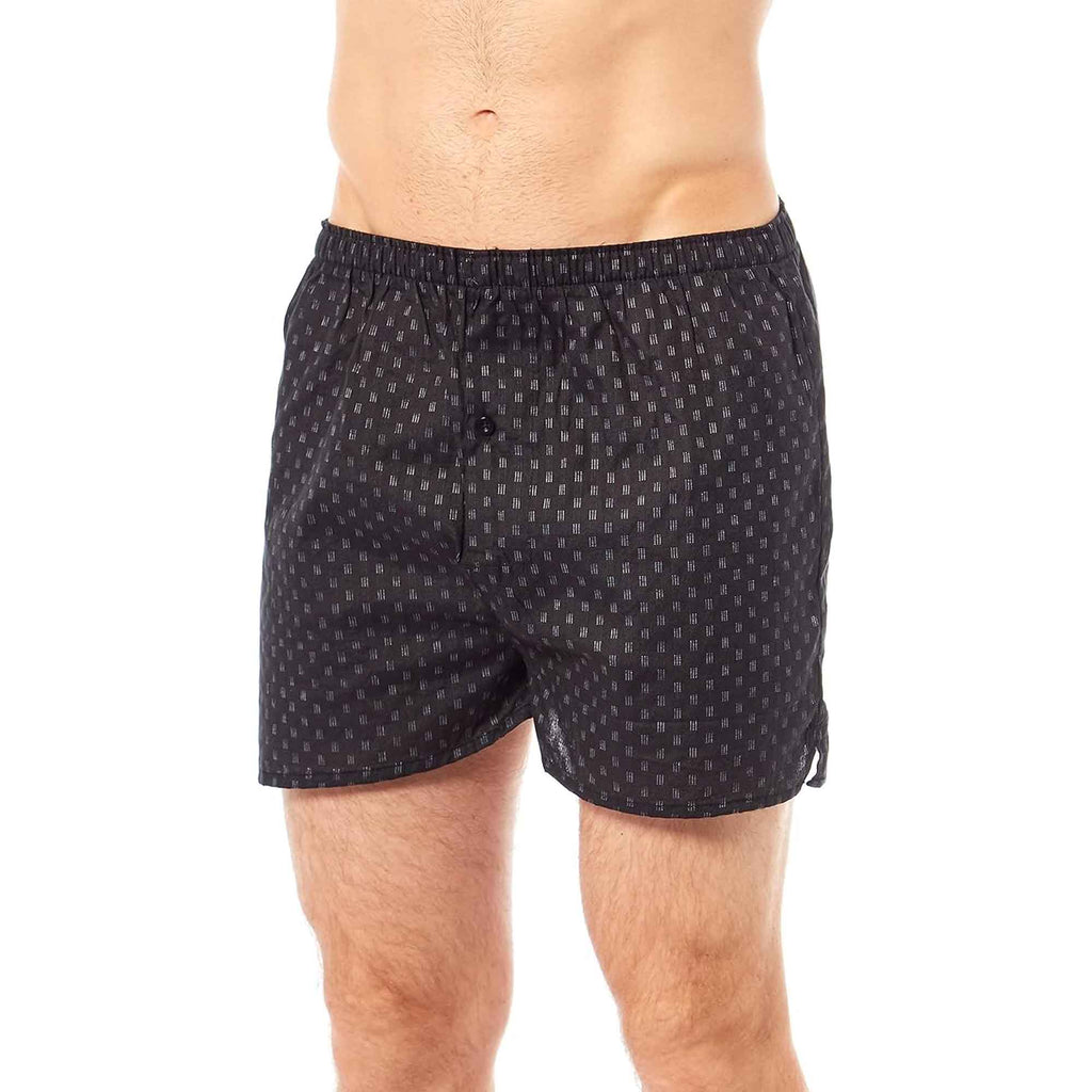 Sock Stack MB02 Pack Of 6 Mens Loose Fit Boxers With Comfort Waistband Button Fly
