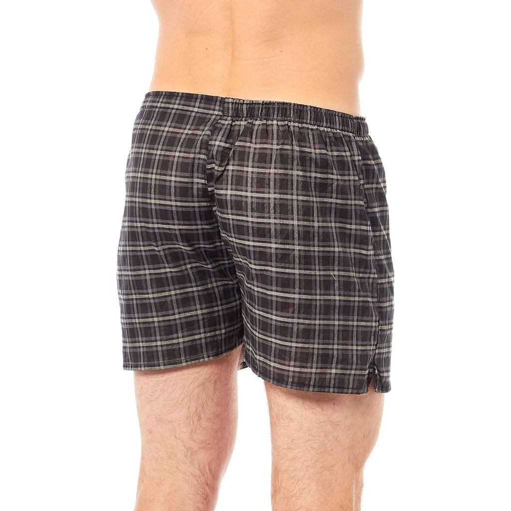 Sock Stack MB02 Pack Of 6 Mens Loose Fit Boxers With Comfort Waistband Button Fly