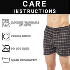 Sock Stack MB02 Pack Of 6 Mens Loose Fit Boxers With Comfort Waistband Button Fly