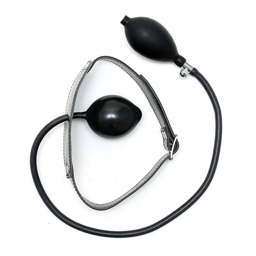 Mordaza inflable de cuero