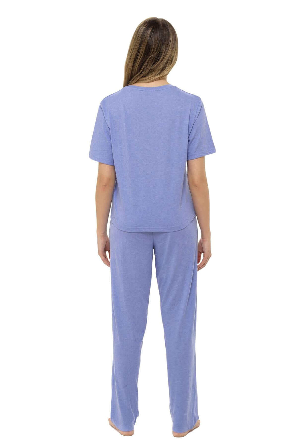 Daisy Dreamer Women's Jersey Marl Loungewear Pyjama Set Super Soft Comfort Relaxed Fit