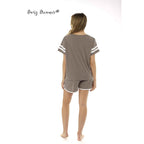 Daisy Dreamer Womens Be Happy T Shirt and Elastic Waist Shorts Cotton Pyjama Set 100% Cotton Super Soft Cosy Sleepwear