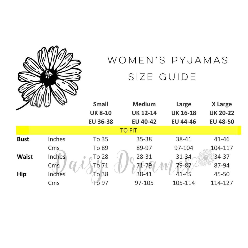 Daisy Dreamer Womens Fleece Pyjama Set Ultra Soft Polar Bear Print Cosy Winter Easy-Care Cotton Rich Sleep Set